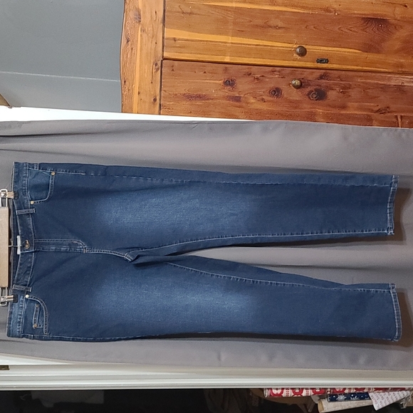 Woman Within Darkwash Jeans Light Color 